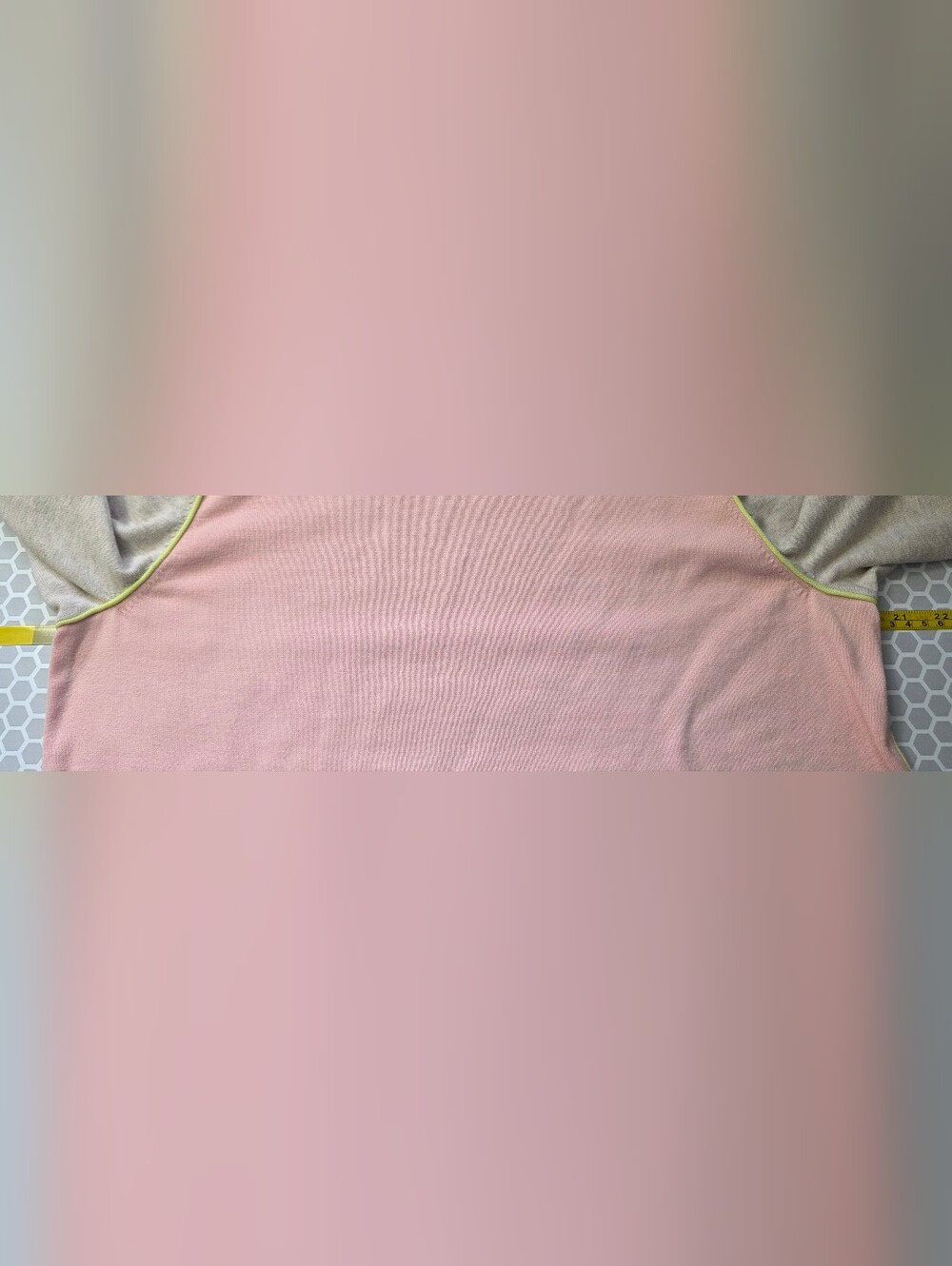 Lands' End Colorblock Pastel Supima Cotton Sweater Preppy Soft Girl Layer Large - Picture 5 of 8